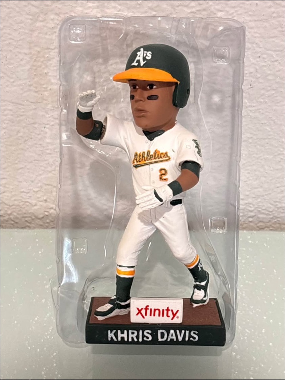 Oakland A’s Khris Davis Home Run Salute Bobblehead- Limited Edition